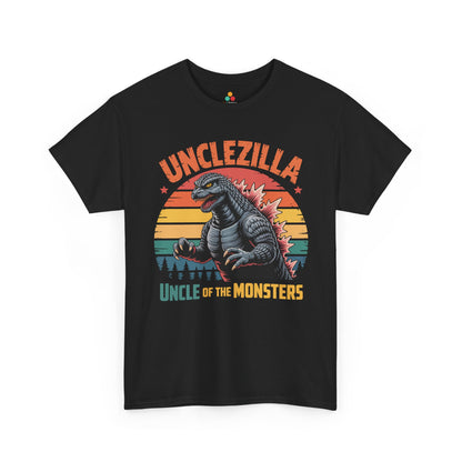 Unclezilla Uncle of the Monsters Vintage Godzilla Graphic T-Shirt | TEEZOCA 