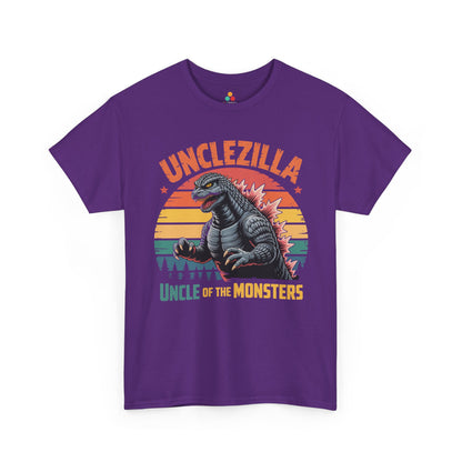 Unclezilla Uncle of the Monsters Vintage Godzilla Graphic T-Shirt | TEEZOCA 