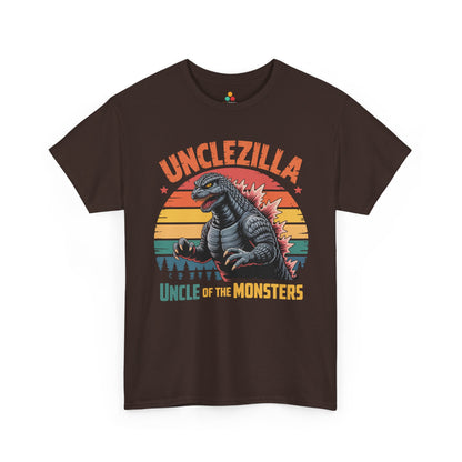 Unclezilla Uncle of the Monsters Vintage Godzilla Graphic T-Shirt | TEEZOCA 