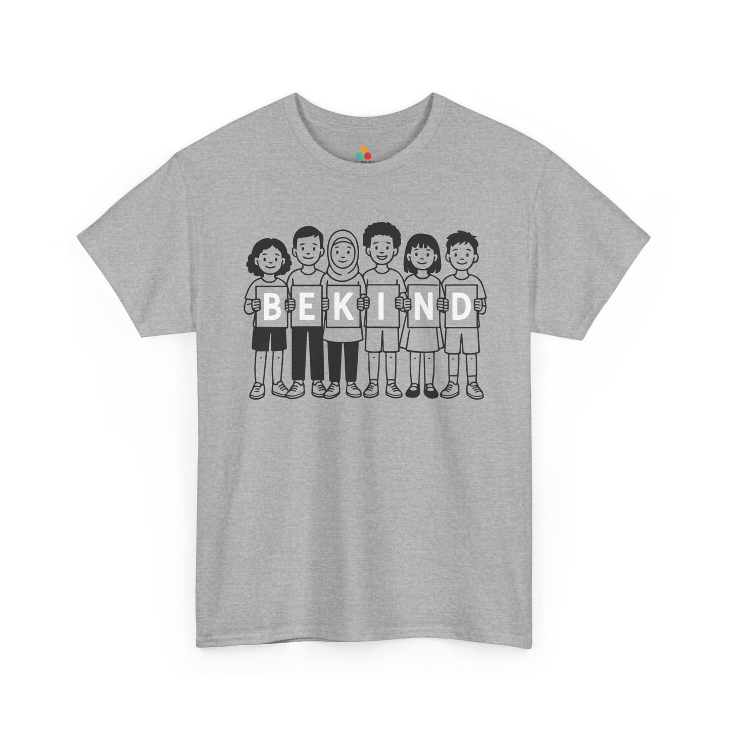 Unity Day Be Kind Anti-Bullying Orange Unisex T-shirt | TEEZOCA Be Kind Unisex T-shirt with inclusive Unity Day design