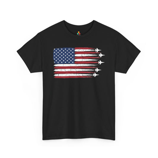 Vintage 4th of July Shirt — Distressed American Flag T-shirt | TEEZOCA 
