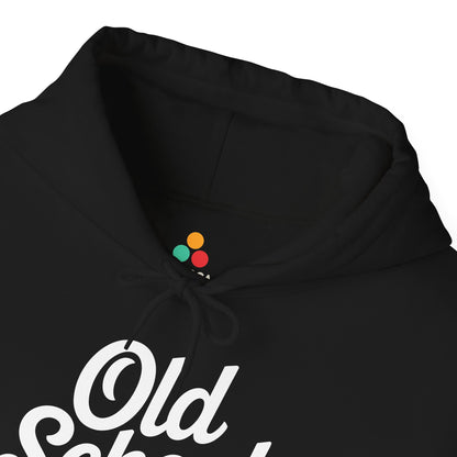 Vintage Old School Est. Never Unisex Heavy Blend Hoodie | TEEZOCA bold Old School Est Never hoodie graphic