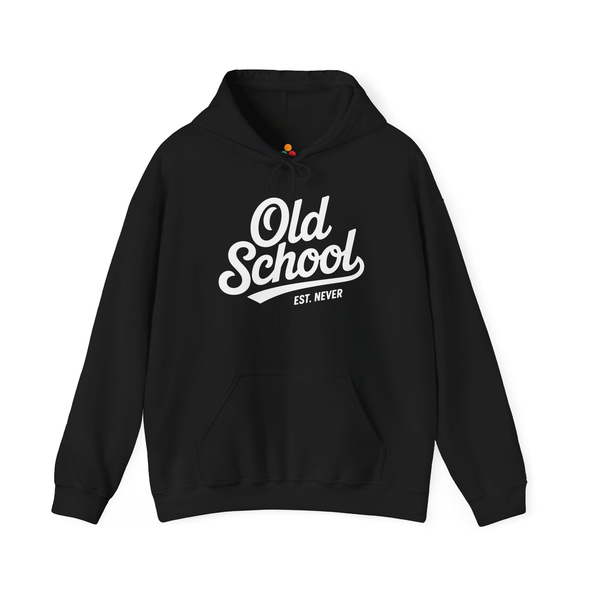 Vintage Old School Est. Never Unisex Heavy Blend Hoodie | TEEZOCA vintage style Old School Unisex Heavy Blend Hoodie