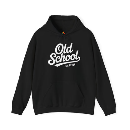 Vintage Old School Est. Never Unisex Heavy Blend Hoodie | TEEZOCA vintage style Old School Unisex Heavy Blend Hoodie