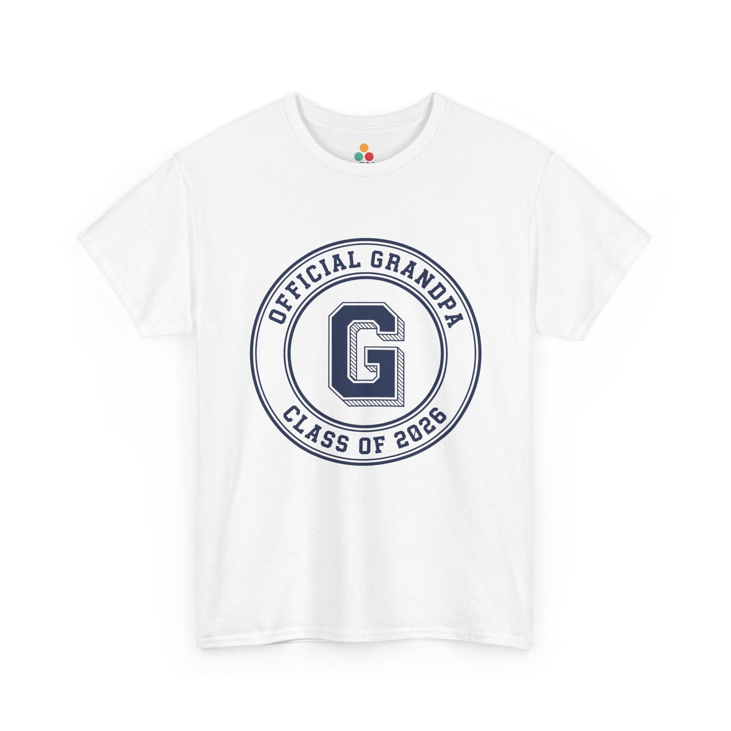 White Official Grandpa Class of 2026 T-Shirt – New Grandpa Gift | TEEZOCA 