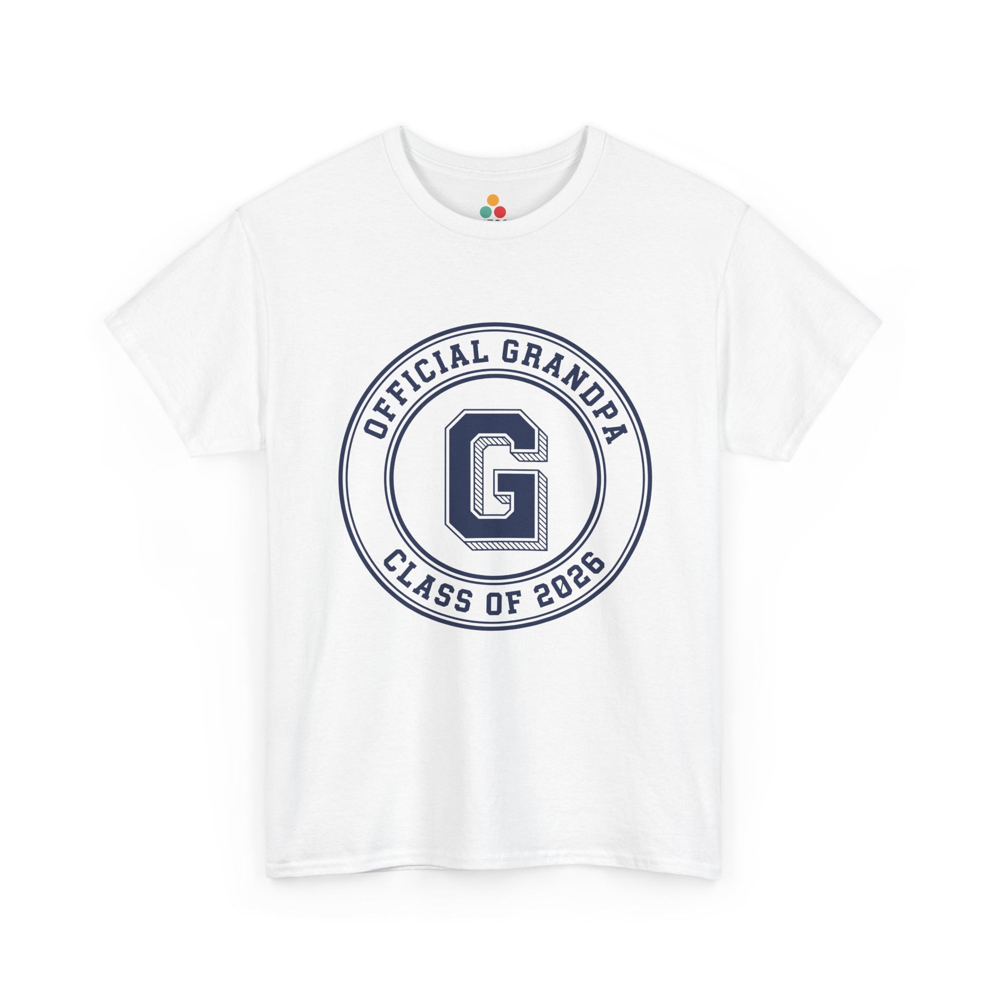 White Official Grandpa Class of 2026 T-Shirt – New Grandpa Gift | TEEZOCA 