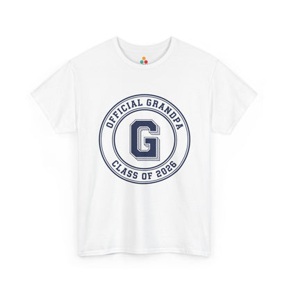 White Official Grandpa Class of 2026 T-Shirt – New Grandpa Gift | TEEZOCA 