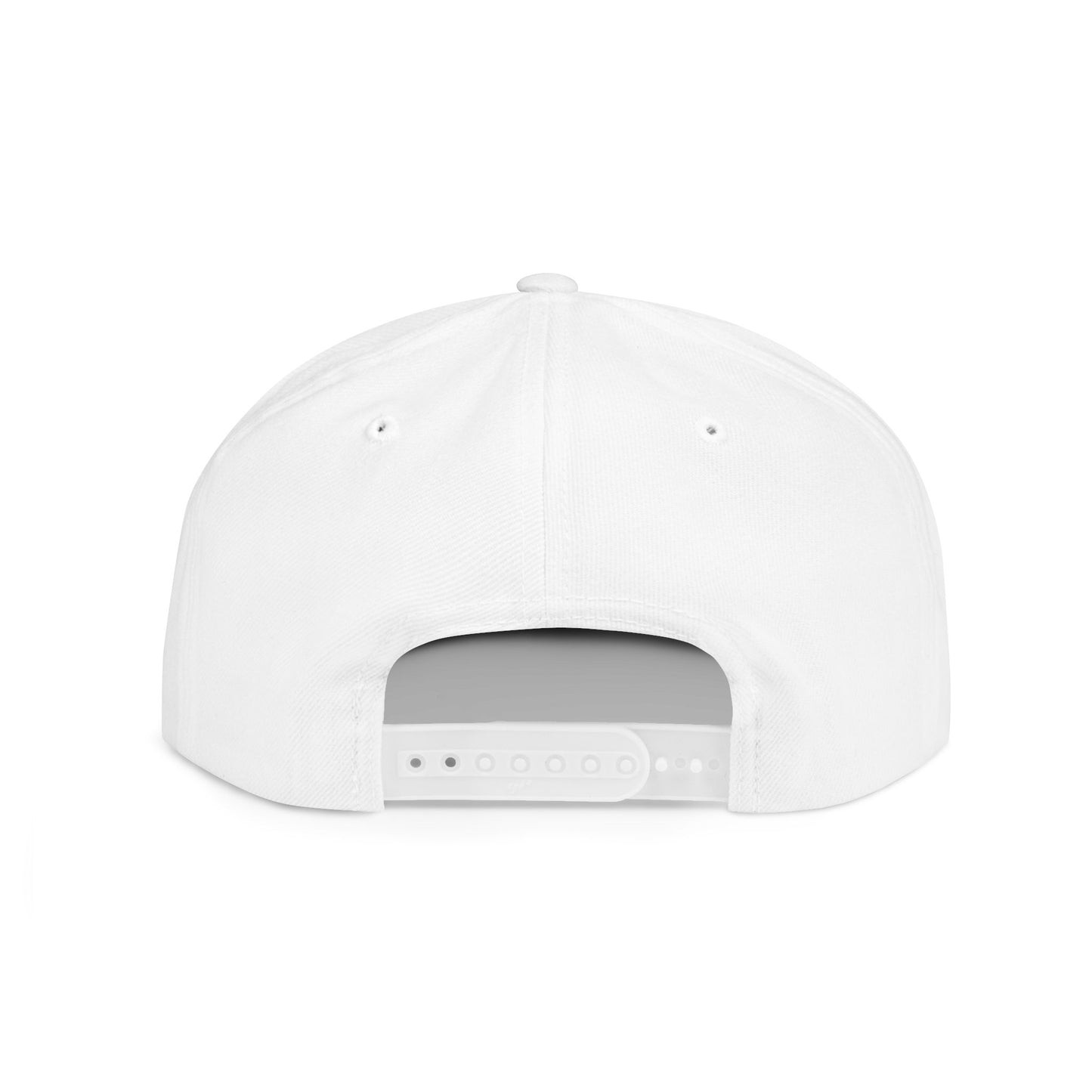 White cap on a white background