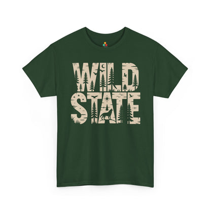 Wild State Forest Graphic Adventure Unisex T-shirt | TEEZOCA 