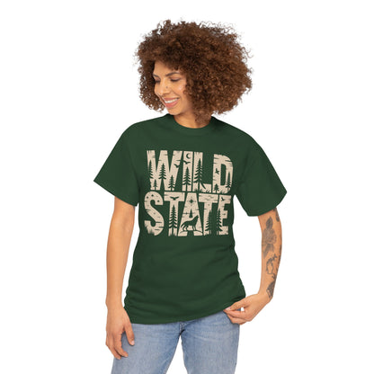 Wild State Forest Graphic Adventure Unisex T-shirt | TEEZOCA 