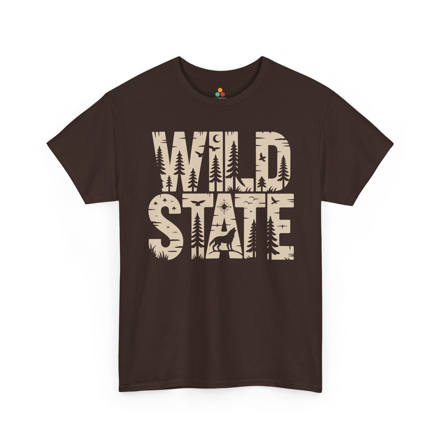 Wild State Forest Graphic Adventure Unisex T-shirt | TEEZOCA 