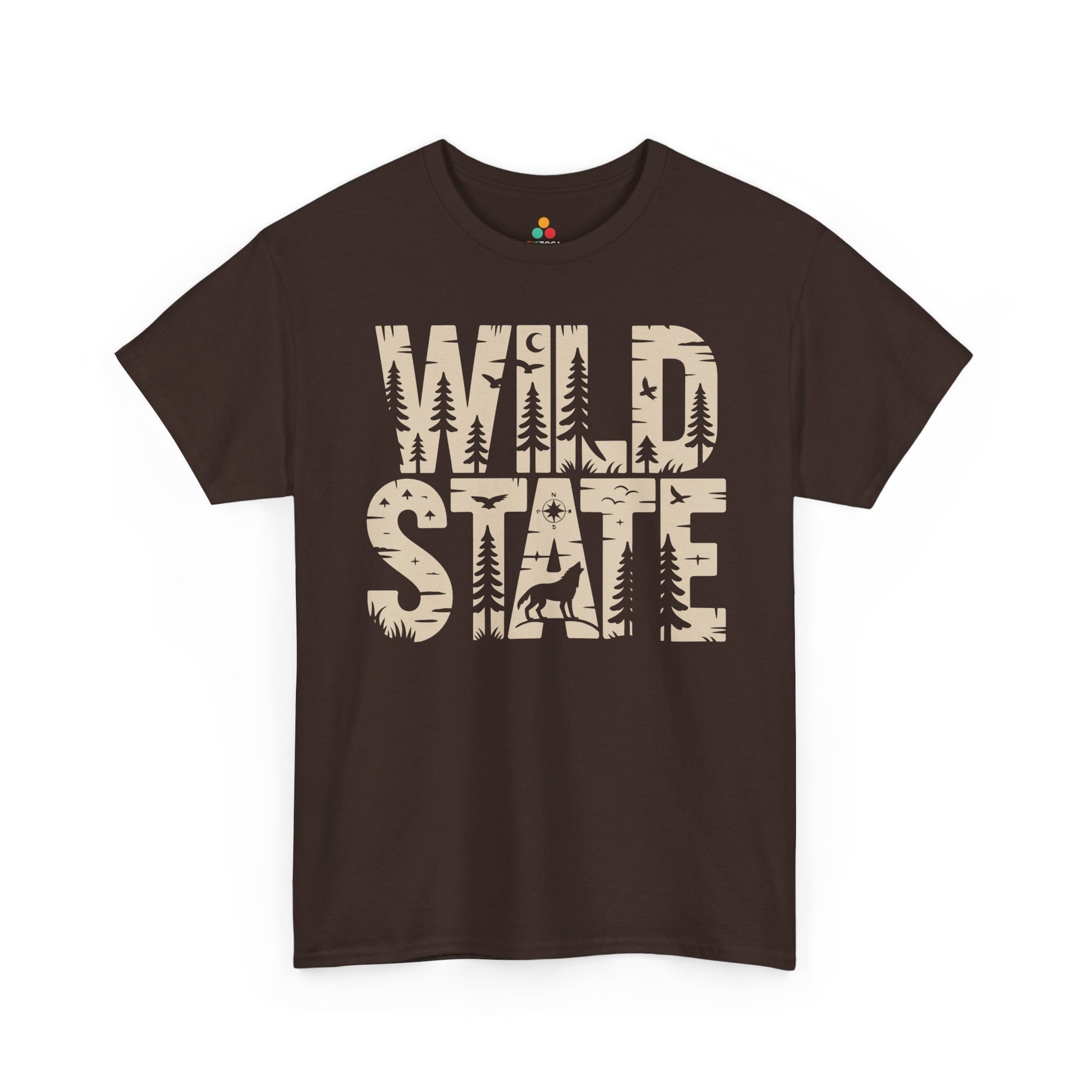 Wild State Forest Graphic Adventure Unisex T-shirt | TEEZOCA 