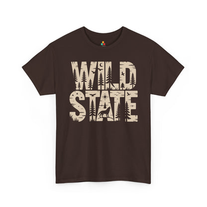 Wild State Forest Graphic Adventure Unisex T-shirt | TEEZOCA 