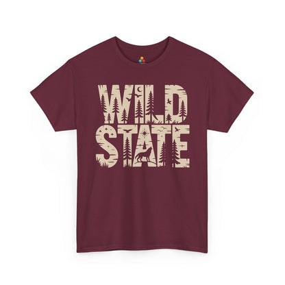 Wild State Forest Graphic Adventure Unisex T-shirt | TEEZOCA 