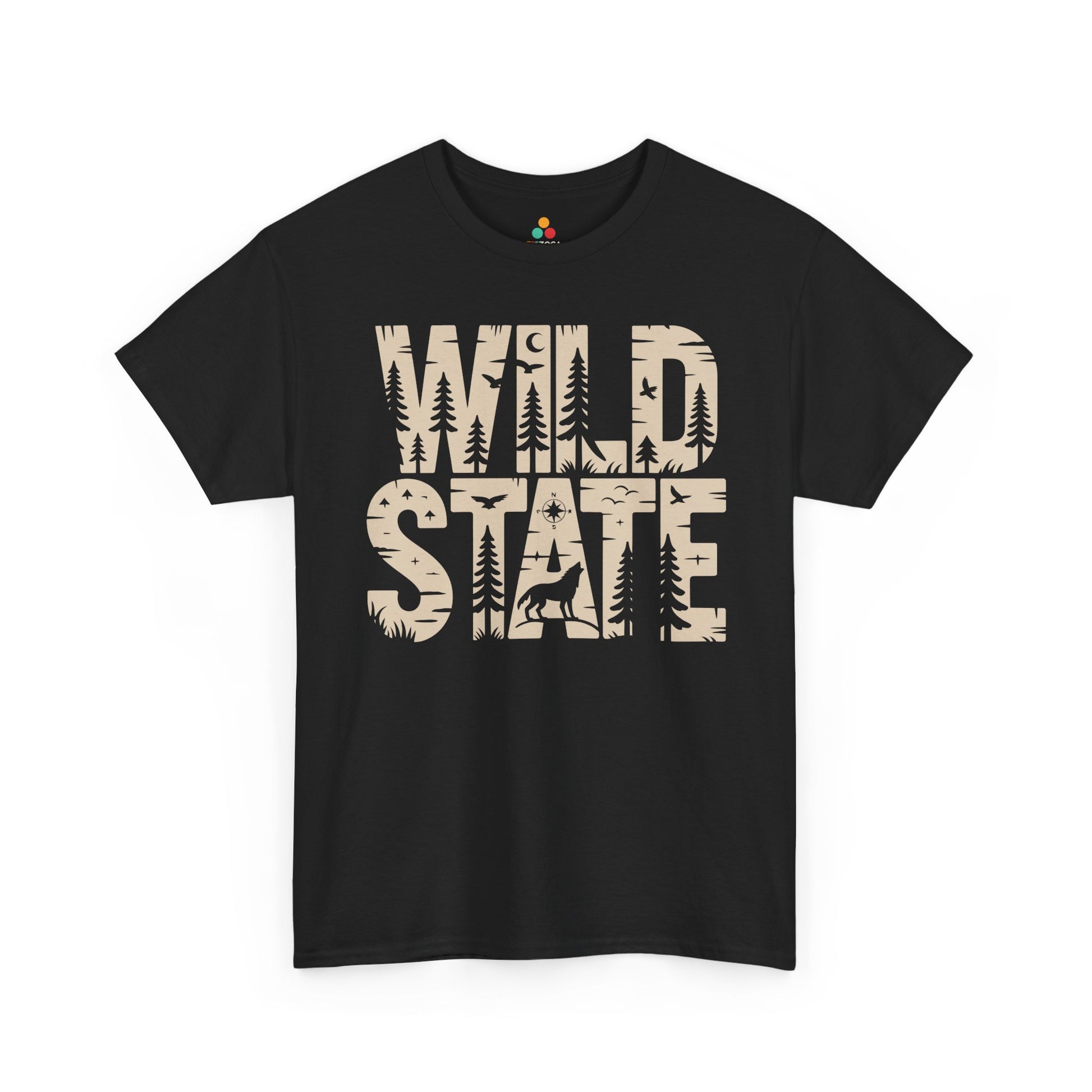 Wild State Forest Graphic Adventure Unisex T-shirt | TEEZOCA 