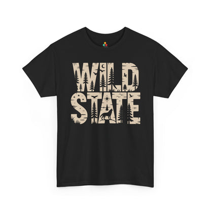 Wild State Forest Graphic Adventure Unisex T-shirt | TEEZOCA 