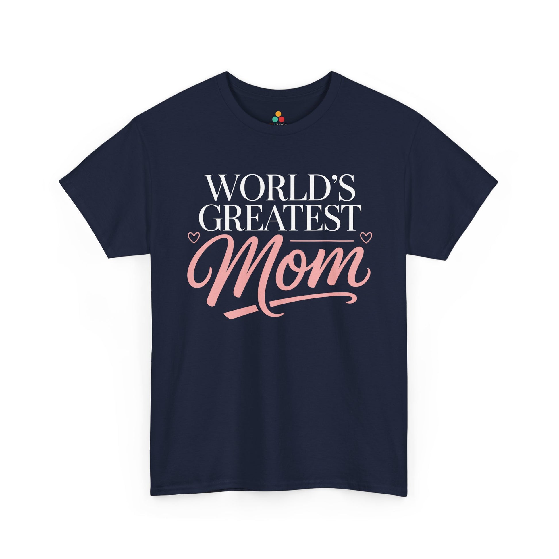 World’s Greatest Mom Women's T-shirt Cute Mother's Day Gift Idea | TEEZOCA 