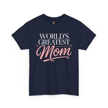 World’s Greatest Mom Women's T-shirt Cute Mother's Day Gift Idea | TEEZOCA 