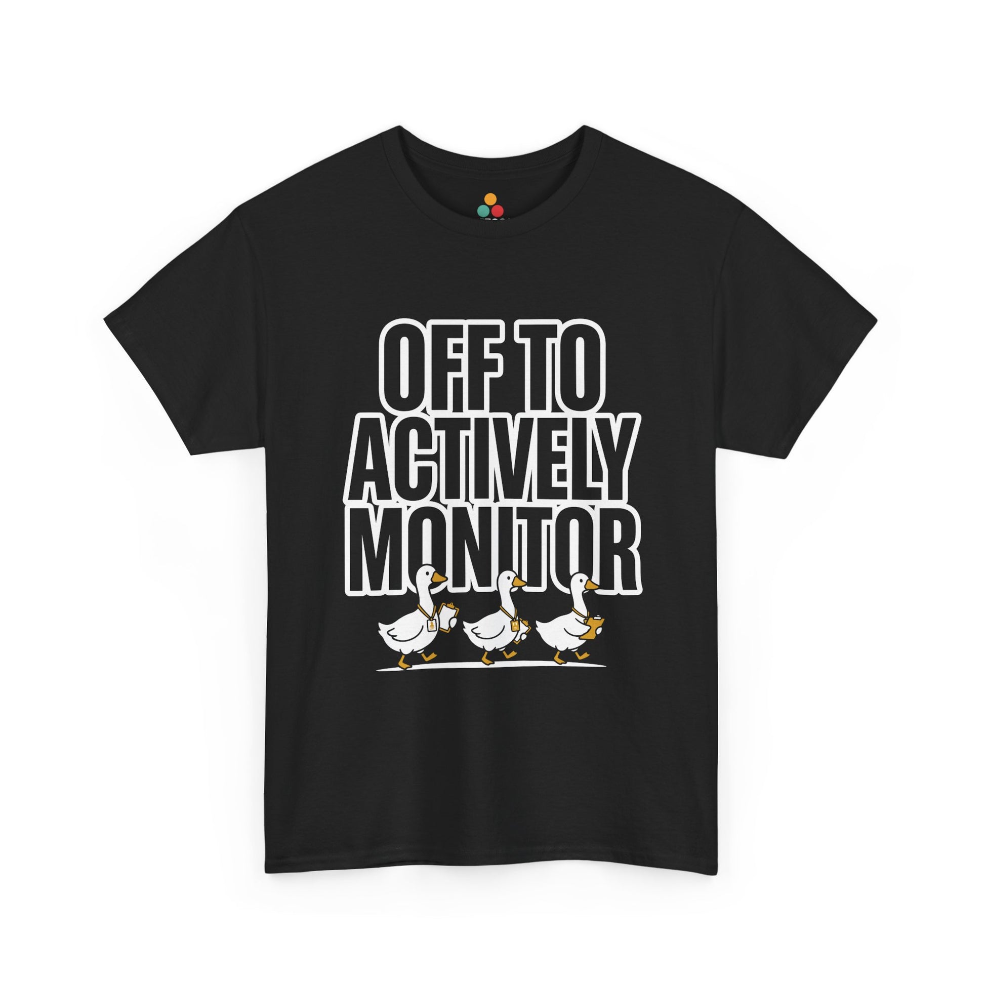 actively monitor teacher shirt duck teacher testing day shirt proctor squad shirt | TEEZOCA 