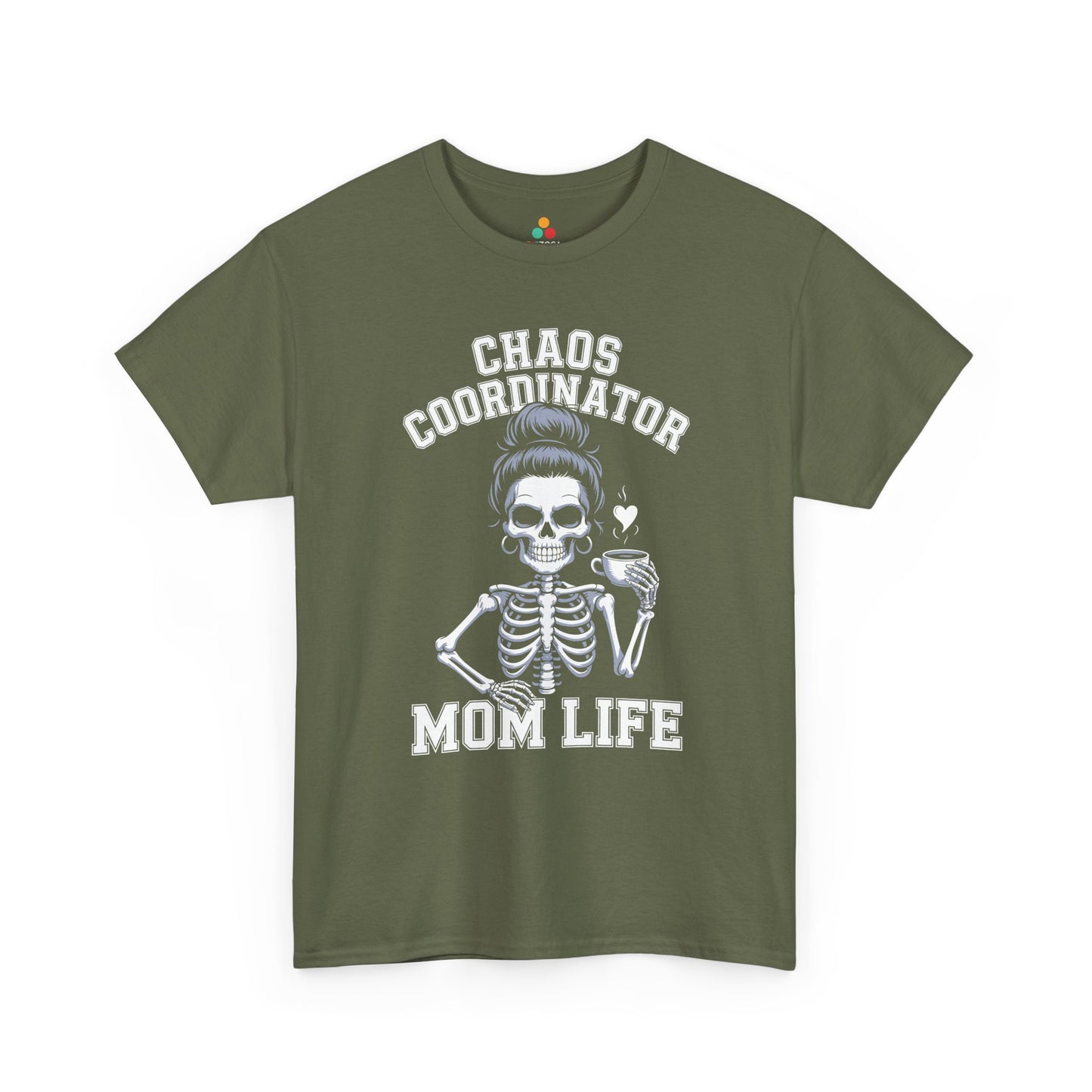 Chaos Coordinator Women's T-shirt Funny Coffee Mom Mother's Day | TEEZOCA 