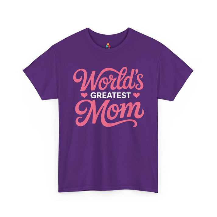 greatest_mom_quote_Women_s_T-shirt_Mother_s_Day_pink_typography_TEEZOCA