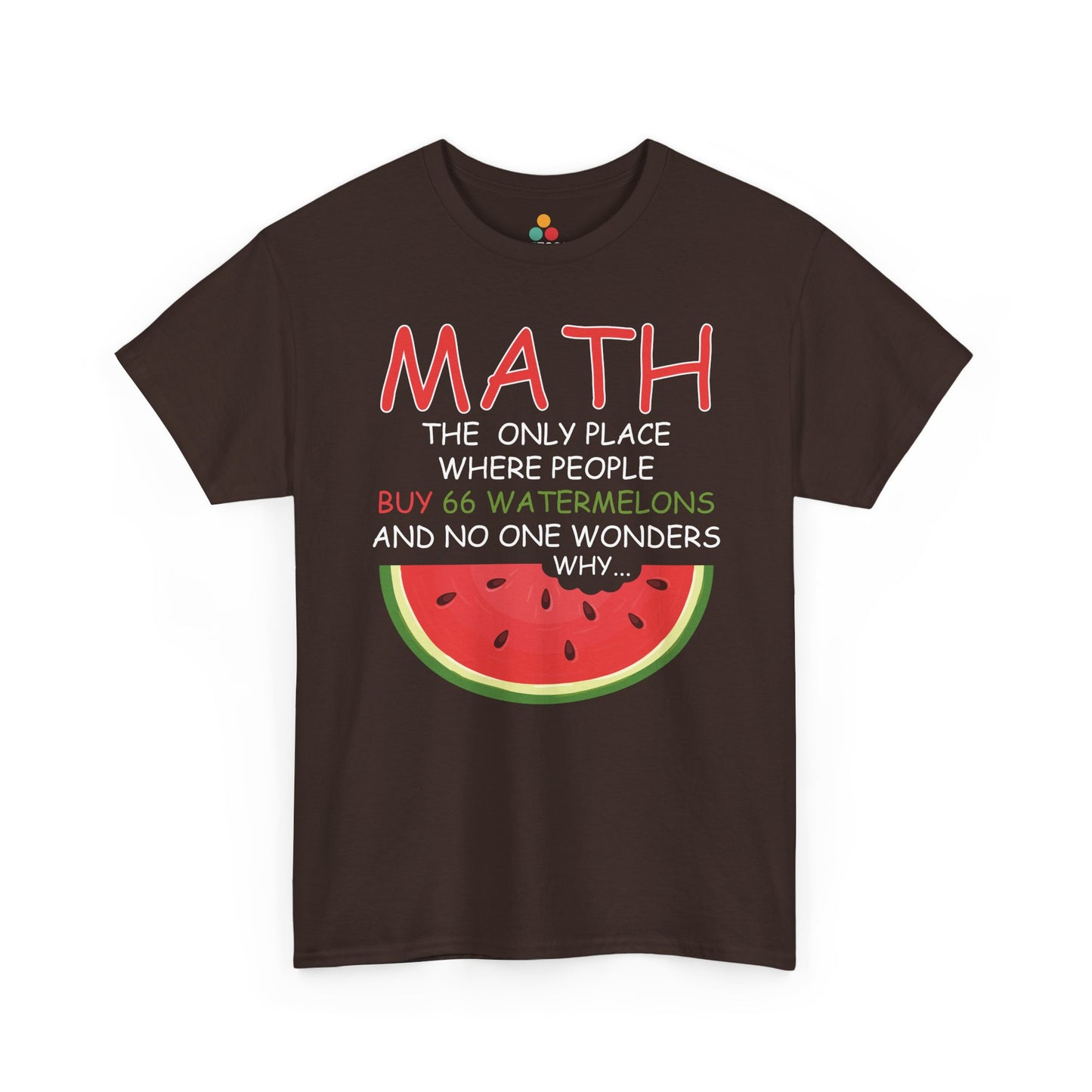  "Close‑up of bright red and green watermelon graphic with math humor text detail"