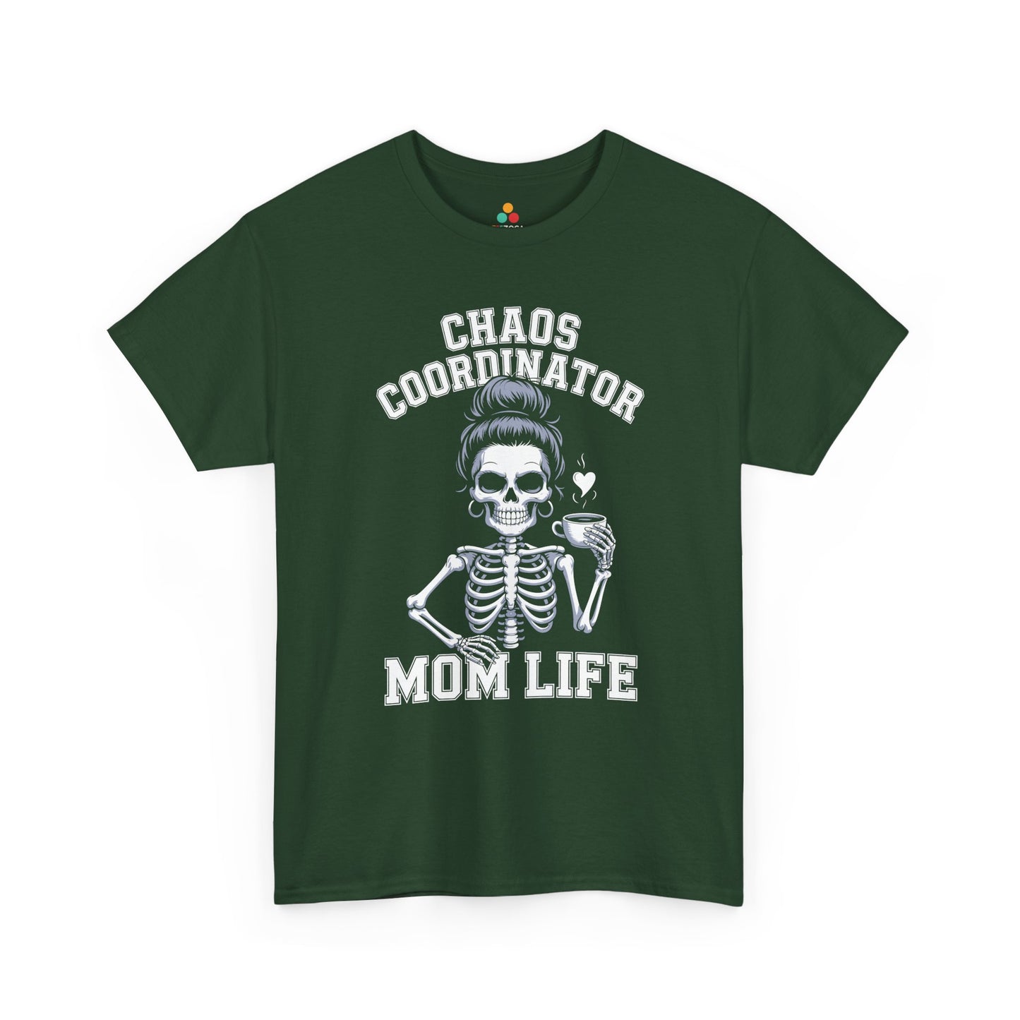 Chaos Coordinator Women's T-shirt Funny Coffee Mom Mother's Day | TEEZOCA 